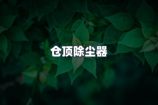 仓顶除尘器